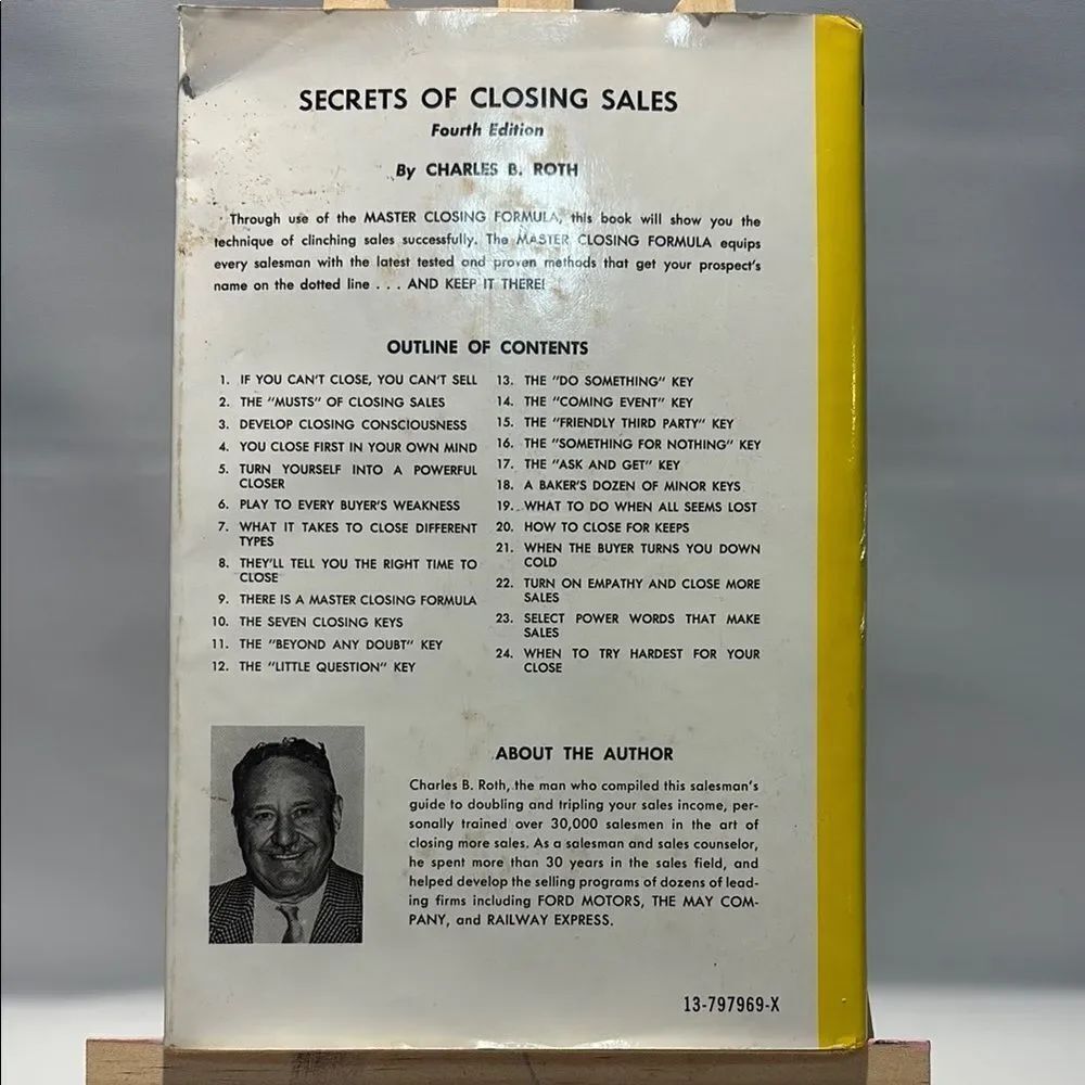 Secrets of Closing Sales Book - Picture 2 of 3